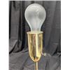 Image 5 : Brass Bankers Lamp and Vintage Wood Floor Lamp