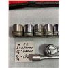 Image 2 : Indestro sockets 1/2 in drive 7/16 to 1-1/4