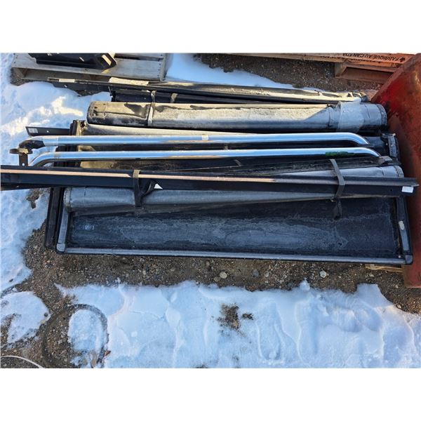 Truck bed covers and railings