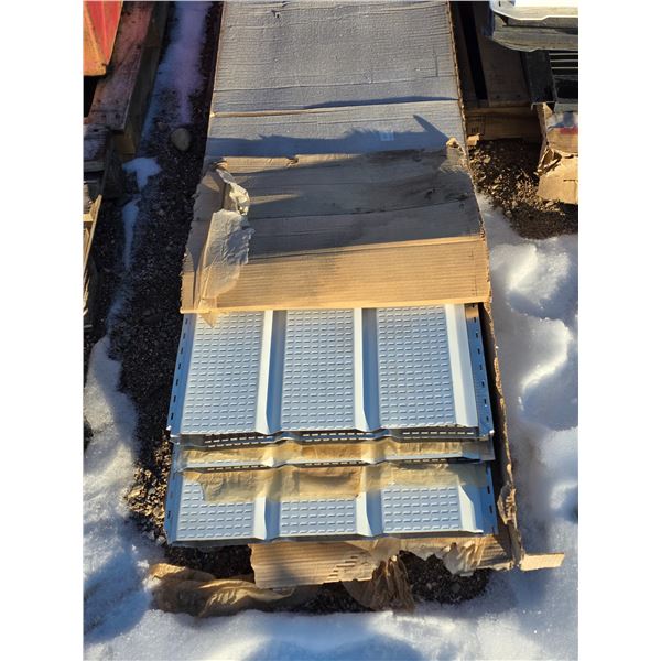 Lot of soffit- 18"W by 10'L- approx 15 pieces