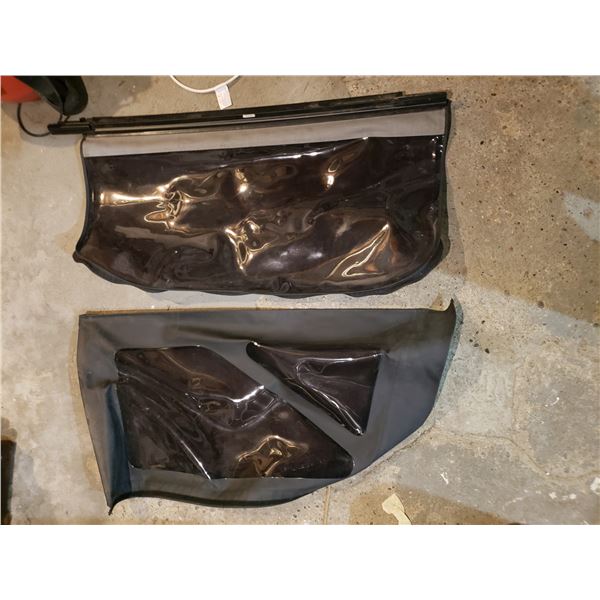 2008 Jeep 2dr soft top windows. Rear and (1) side