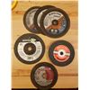 Image 1 : Various cutting wheels 7" and 6" bench grinding wheel.