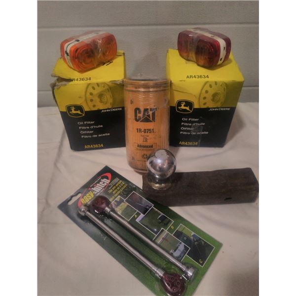 lot: 3-filters. hitch, back-up light