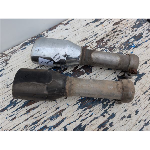 (2) Exhaust Pipes/Tips