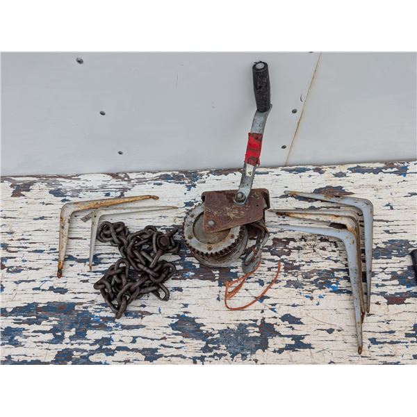Winch and Chain and etc.