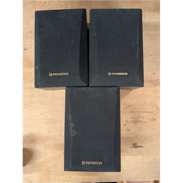 (3) Pioneer Speakers HTP300-F (not Tested)