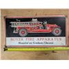 Image 1 : 1991 "Boyer Fire Apparatus" 20"x10" Sign Reproduction