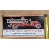 Image 2 : 1991 "Boyer Fire Apparatus" 20"x10" Sign Reproduction