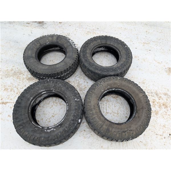 Set of (4) Good Year Tires LT265/75R16 (3) Different Tire Tread