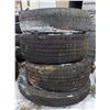 Image 8 : (4) Misc. Tires (1) Possible Vintage Tractor Tire (1) P185/80R13 905 (2) P205/55R16
