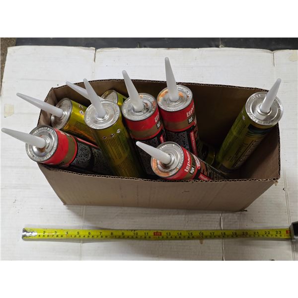 Lot of sealent tubes