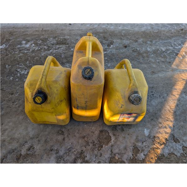 (3) Diesel Jerry Cans (2) 20L