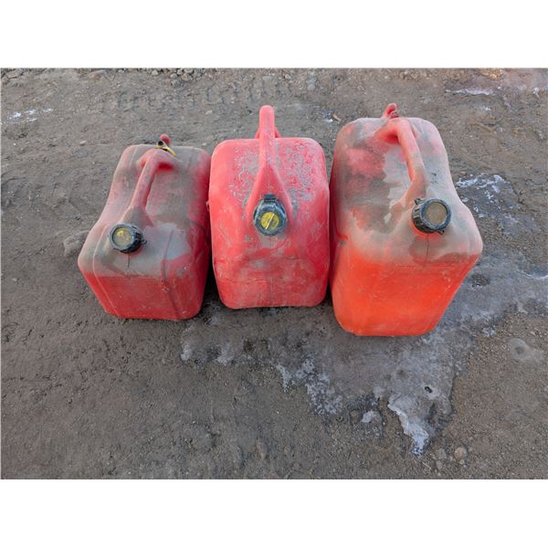 (3) Gas Jerry Cans (2) 20L