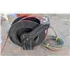 Image 5 : Metal Reel Hose Holder w/ Air Hose Attachment/Hose