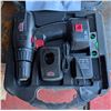 Image 2 : JOBMATE Cordless Drill W/ Manual and Original Case and Batteries/Charger
