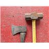 Image 2 : Vintage Axe, and Sledge Hammer