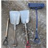 Image 1 : Lot of Snow Shovels w/ (1) Extra Shovel Handle