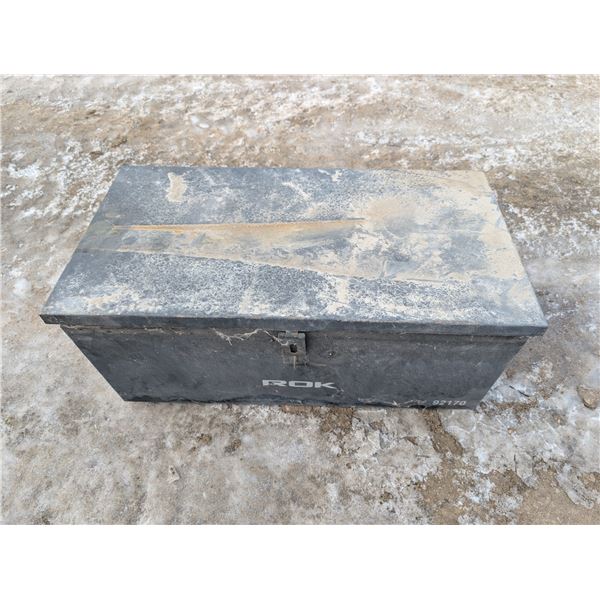 30.5"x16" Tin Metal Storage Container w/ handles