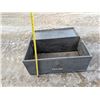 Image 5 : 30.5"x16" Tin Metal Storage Container w/ handles