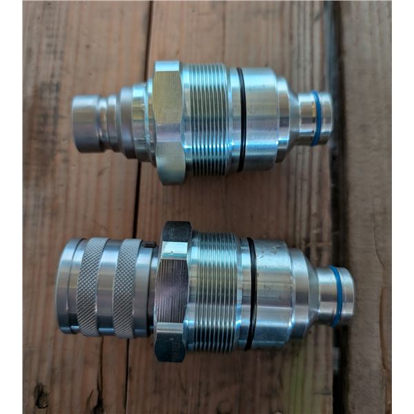 Male and Female Hydraulic Couplers 7246799 and 7246802
