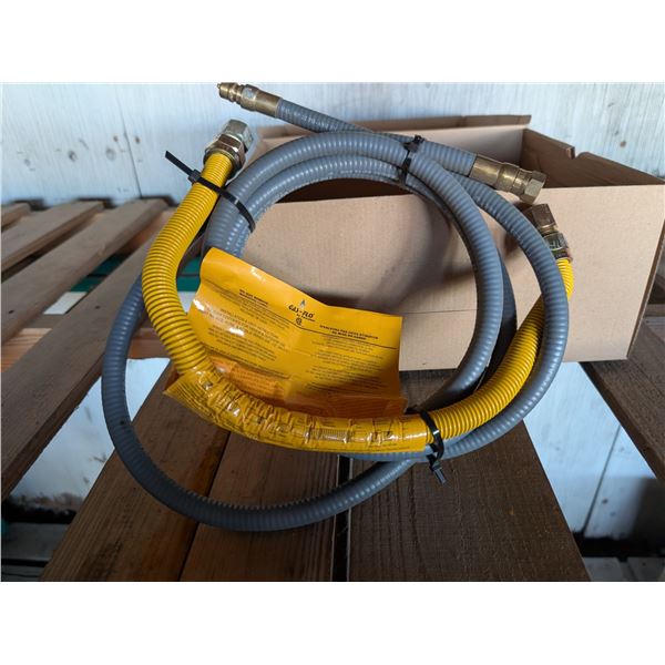 Gas Flo Natural Gas Hose w/ Different Connectors