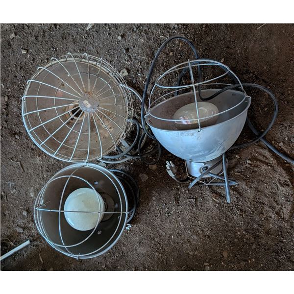 (3) Hanging Work Lights (none Tested)