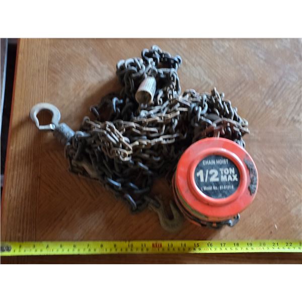 1/2 ton chain hoist