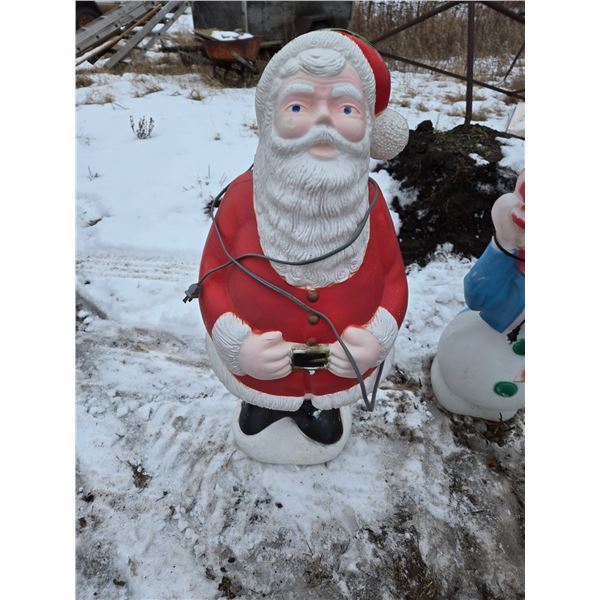 vintage lightup santa claus