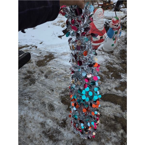 vintage foldup christmas tree