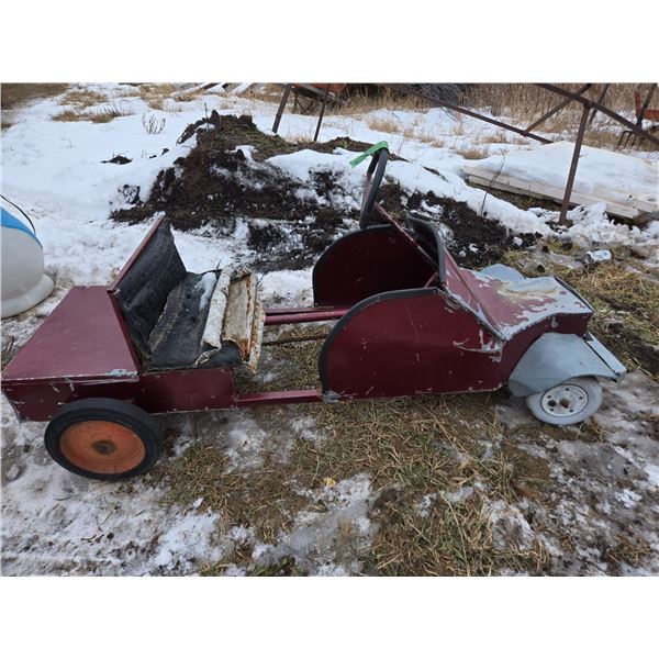 vintage handmade kids car