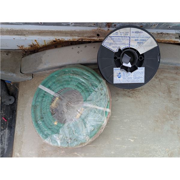 New in Package Air Hoses and Roll of Welding Wire