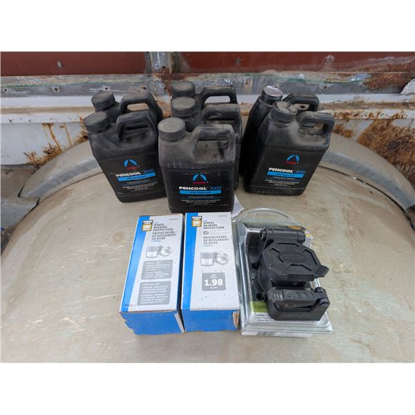(7) Small PENICOOL 300 (2) New in Box Bearings, and etc.