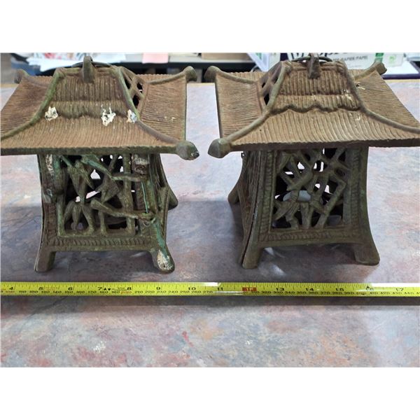 Cast iron lanterns- 5"H