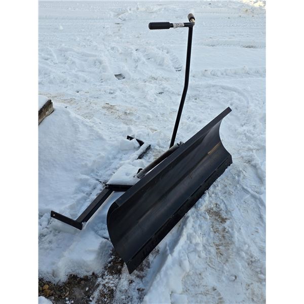 ATV snow plow attachment