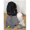Image 1 : Back Pack w/ Work Uniform (Work Helmet, Work Glasses, Gloves, etc.)