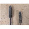 Image 2 : (2) Antique Soldering Irons 12" and 18"