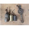 Image 1 : Lot of Vintage/Antique Items (Speed Hand Drill, Grease item, and etc.)