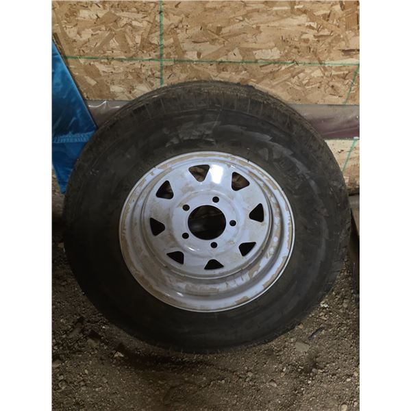 New Trailer tire and rim ultra CRT ST175/80R13