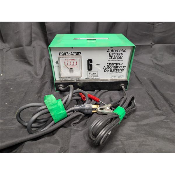 Vintage Sears Automatic Battery Tester 6amp (not Tested)