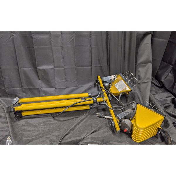 Halogen Dual Lights and Adjustable Stand (Lights Work, Stand Is Broken Possibly)