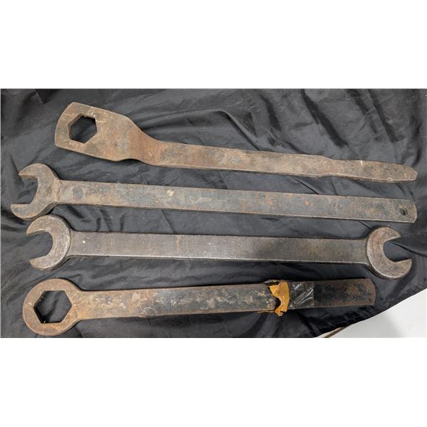 (4) Antique Wrenches