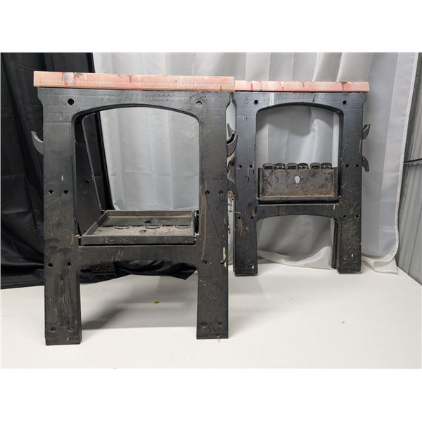 (2) 31"x22" Folding Saw Horses