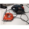 Image 1 : Black and Decker Lot (Wood Hawk Saw and Jigsaw, Both Work)