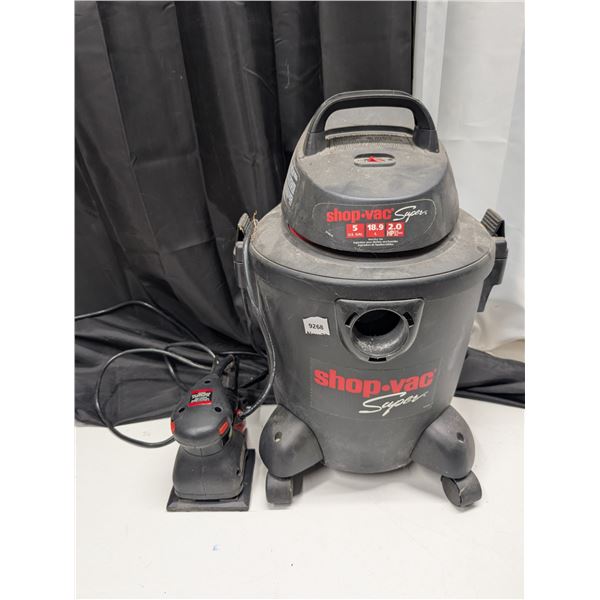 TMT Sander and Shop Vac-Super (Sander Works, Vac not Tested)