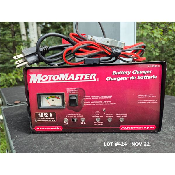Motomaster BATTERY CHARGER