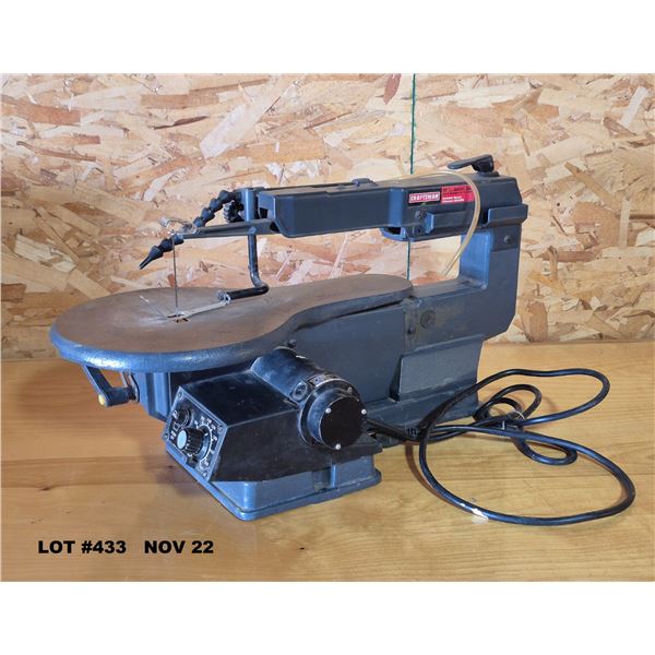 Craftsman 16" variable speed SCROLLSAW.  12"H x 24"L x 12"W