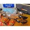 Image 5 : FIRST AID KIT/SAFETY LOT. Glasses. Toe & Hand Warmers.