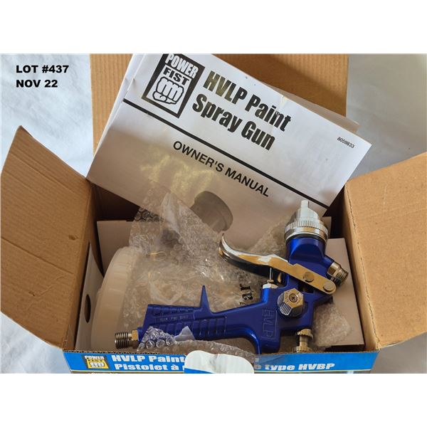 HVLP PAINT SPRAY GUN.  New in Box