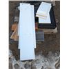 Image 2 : Lot of Shelving Boards (Wood, Plastic, and etc. As Shown) (Measurements/Sizes Vary)