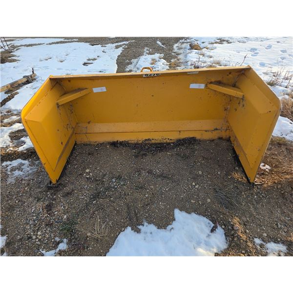 Snow pusher skid steer attachment- 6Ft by 2FT